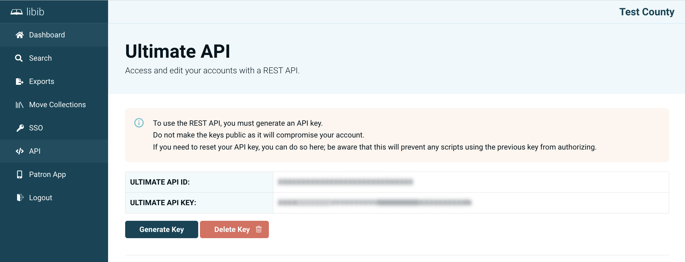 API