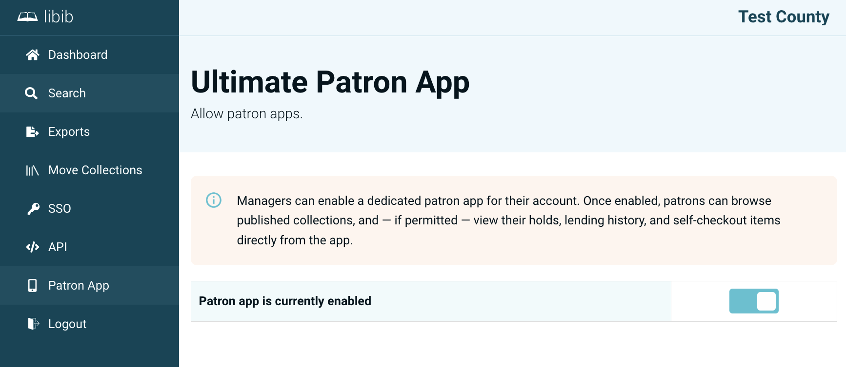 Patron App