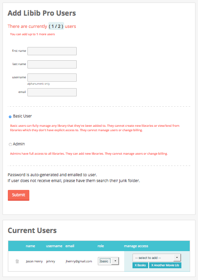 Manage Library Managers – Libib Help Center